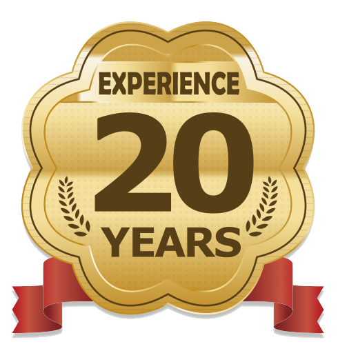 More than 20 years experience